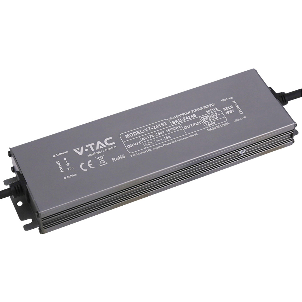 V-tac Vt-24152 Led-trafo Konstantspannung 150 W 6.25 A 24 V/dc Nicht Dimmbar 1 St.