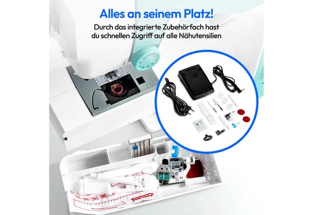 Medion SD 36 Nähmaschine türkis digital