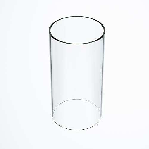 Große Glaslaterne Für Sturmlichter, An Beiden Enden Offen, 10 Cm Breit X 24 Cm Hoch, Klar [ch] Klar Klar