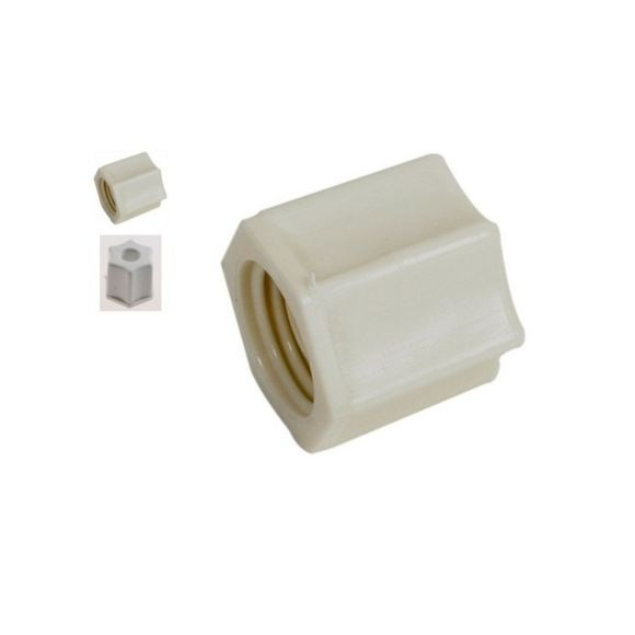 Ersatzteil - Anschlussmutter Für Elektroventil Durchmesser 6 Mm Original - - Samsung, Whirlpool, Bauknecht, Ariston Hotpoint, Ikea