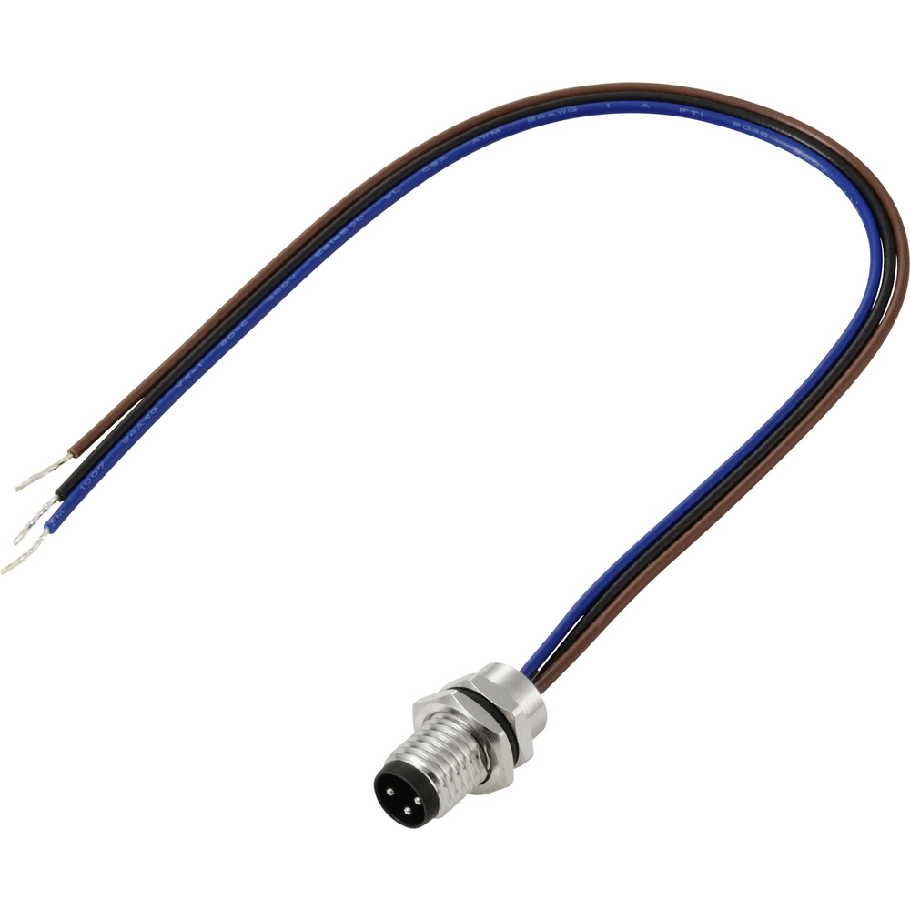 Tru Components Tc-13751896 Anschlussleitung M8 X 1 Stecker, Gerade 0.2 M Polzahl Sensoren: 3 1 St.