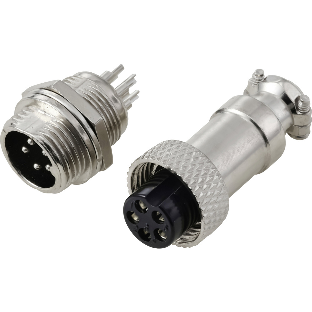 Tru Components Tc-13895588 Rundsteckverbinder Stecker, Buchsenkontakt Gesamtpolzahl: 5 Serie (rundst