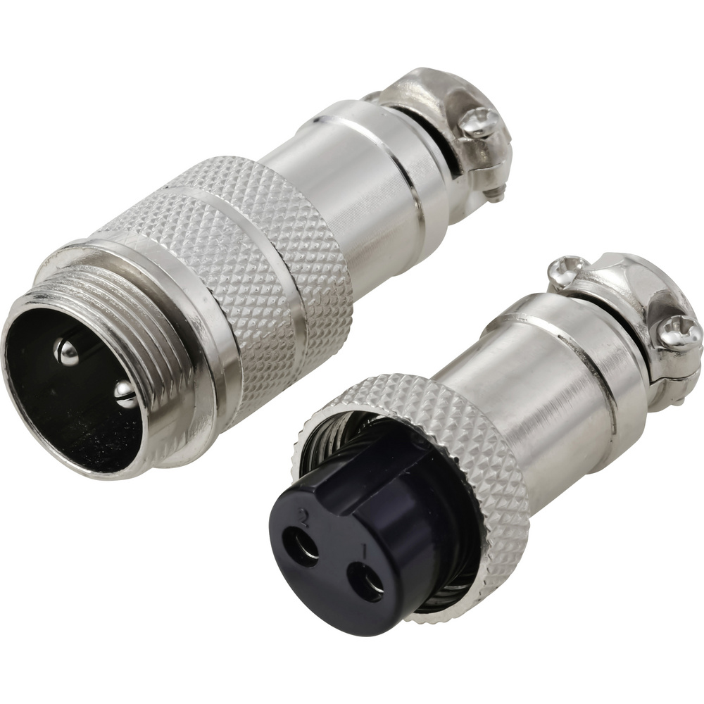 Tru Components Tc-13895596 Rundsteckverbinder Stecker, Buchsenkontakt Gesamtpolzahl: 2 Serie (rundst