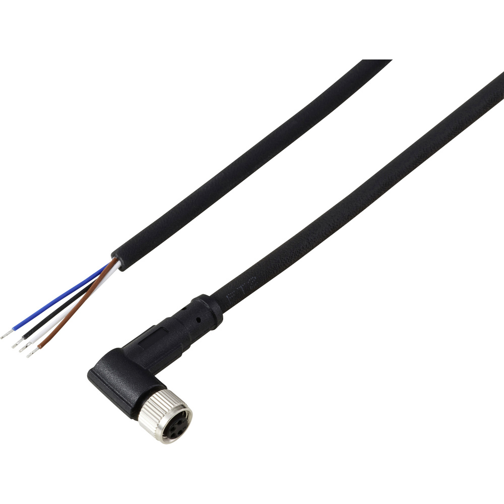 Tru Components Tc-13751824 Anschlussleitung M8 X 1 Buchse, Gewinkelt 2 M Polzahl Sensoren: 4 1 St.