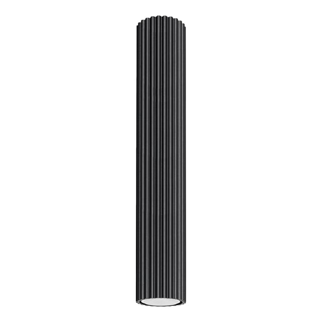 Deckenspot Aluminium rund D: 6,5 cm Aufputz Schwarz GU10 Modern Spot Lampe Decke Deckenlampe
