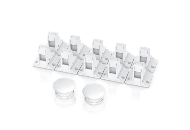 Bearware - Babysicherung Schrankschloss - Schranksicherung Kindersicherung magnetisch - 10 Schlösser + 2 Magnet Schlüssel