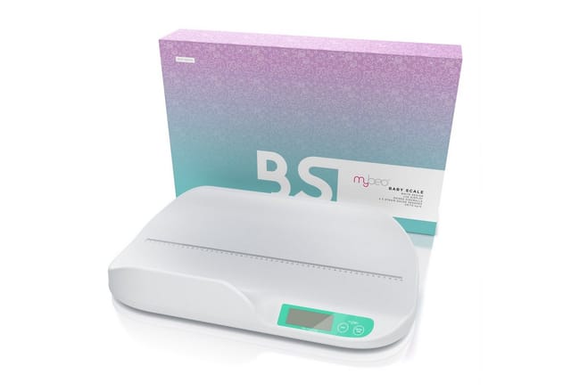 Mybeo - Digitale Babywaage mit Display - 20 g bis 20 kg / 2,9 Zoll