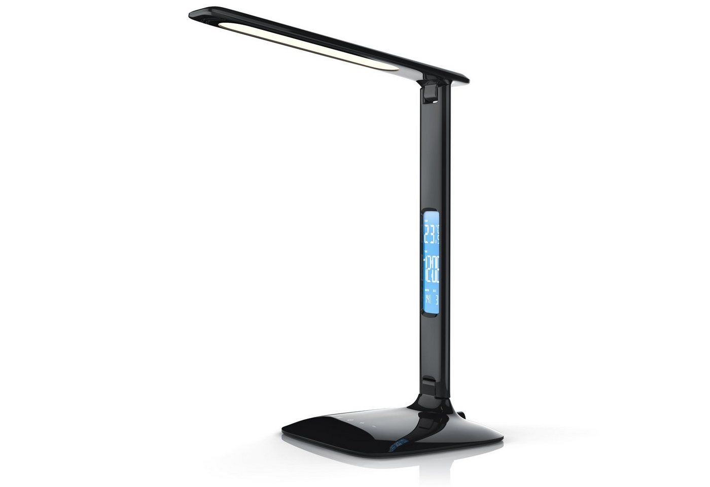 Schreibtischlampe, led, Dimmbar, Farbwechsel, Temperatur-, Alarm- & Kalenderfunktion, Tischlampe - Brandson Bild 5