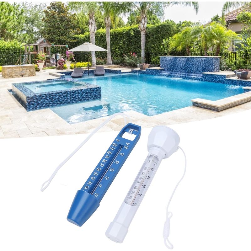 Schwimmendes Poolthermometer – Wasserdicht – Mit Trageband – Für Whirlpools, Spas, Aquarien, Teiche
