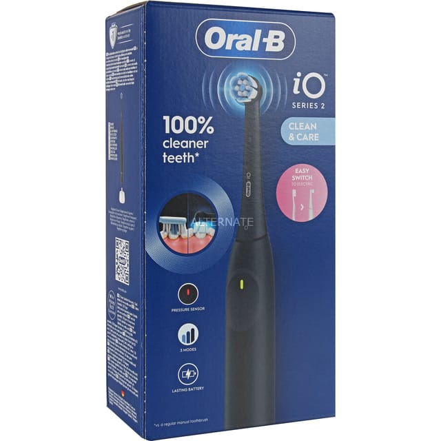 Oral-B iO 2 Erwachsener Rotierende Zahnbürste Schwarz