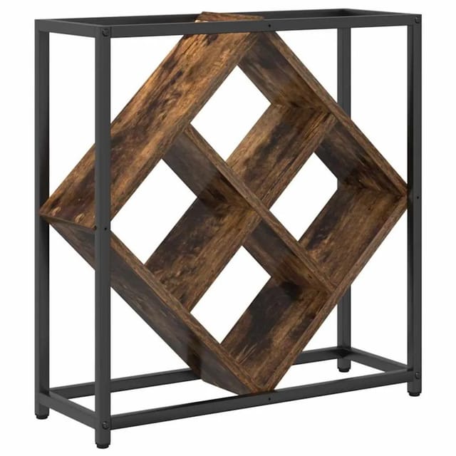 Vidaxl - Weinregal Räuchereiche 51 x 18 x 52,5 cm Holzwerkstoff