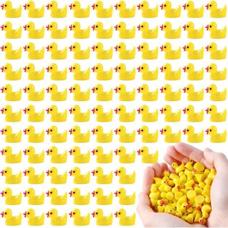 120 Mini Canards, Petits Canards En Résine, Petits Canards En Plastique, Grands Canards, Adaptés Aux Aquariums, Maisons De Poupées, Jardins Magiques Et Décorations Paysagères.