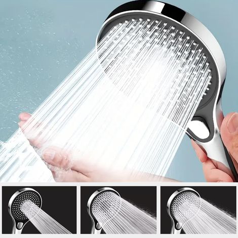 Pommeau De Douche À Grand Panneau Haute Pression – Pommeau De Douche Puissant À Effet Pluie Pour Salles De Bainstftf