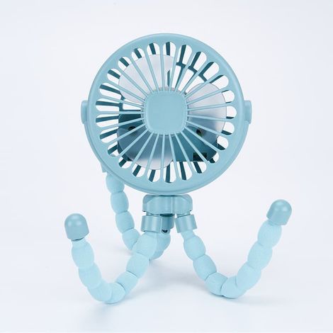 Ventilateur Flexible Pour Poussette - Ventilateur Portable Avec Batterie, Rechargeable, 3 Vitesses, Adapté Aux Poussettes, Aux Lits Ou Au Bureau.