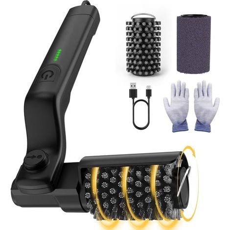 Brosse Électrique Pour Barbecue - Brosse Électrique Pour Barbecue Avec Tête De Brosse Réglable - Fabriquée En Acier Inoxydable 304 - Convient À Tous Les Barbecues (f2)