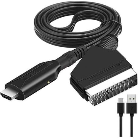 Offre D'Été : Convertisseur Scart Vers Hdmi Tout-en-un 1080p