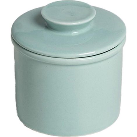 Beurrier En Céramique Avec Couvercle - Beurrier Français, Adapté Au Beurre À Tartiner, Compatible Lave-vaisselle.