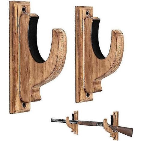 Présentoir Mural En Bois Pour Fusil/carabine