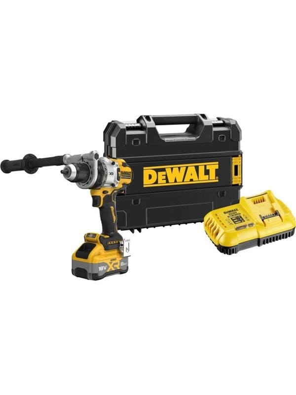 Werkzeuge - 18V Akku-Schlagbohrschrauber, 1x 8,0 Ah XR-Akku, Ladegerät DCD1007WW1T - Dewalt