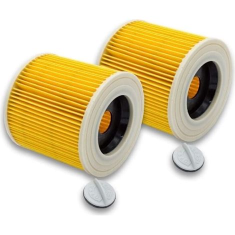 Deux Filtres Pour Aspirateur, Compatibles Avec Kärcher Wd2, Wd3, Mv3, Mv2, A2004, A2054, A2204 Et A2656.