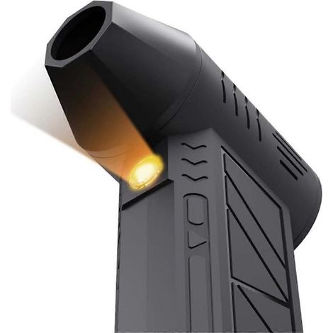 Mini Ventilateur Avec Buse Supplémentaire, Ventilateur Turbo À Réaction De 130 000 Tr/min, Vitesse Du Vent De 39,5 M/s, Séchoir À Poussière Électrique (f2)