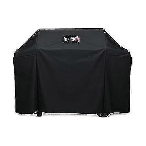 Housse De Protection Pour Barbecue Weber Genesis Ii E-410 – Polyester Résistant Aux Intempéries – Coutures Renforcées – Ourlet Élastique