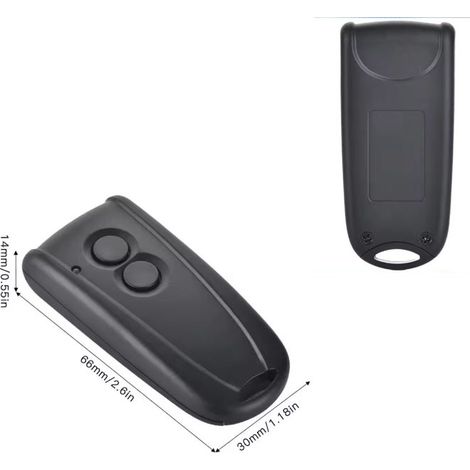 Deux Ouvre-portes De Garage Compatibles Avec Ecostar Rsc2-433, Rse2-433 Et Rsz1-433, Avec Une Télécommande Portable (bonus Spécial).