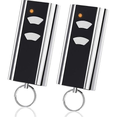 Un Ensemble De Deux Télécommandes De Porte De Garage, Remplaçant L'Émetteur Portatif Rcu 433-2k, 433,92 Mhz.