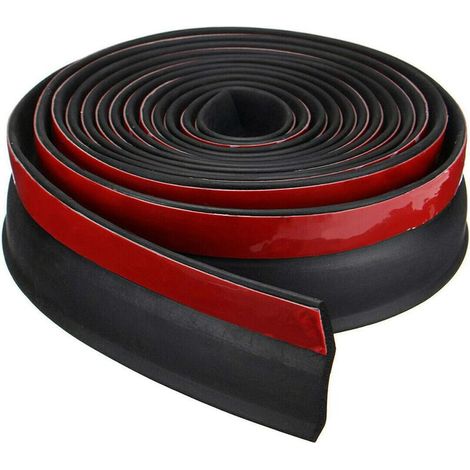 Joint D'Étanchéité En Caoutchouc Pour Seuil De Porte De Garage À Monter Soi-même Résistant Aux Intempéries Et Aux Inondations Isolation De Porte De Garage Longueur 2,5 Mètres Épaisseur 6,5 Mm.