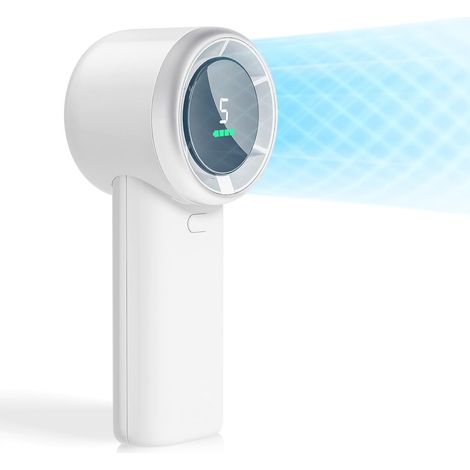Ventilateur Portable À Clipser Sur Poussette, Mini Ventilateur De Bureau Rechargeable Usb Rotatif À 360°, 3 Vitesses De Ventilation, Ventilateur Personnel Mignon Et Compact, Idéal Pour La Maison, Le B