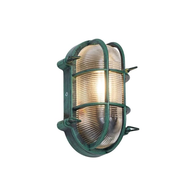 Außenwandleuchte Grün Oval IP44 - Noutica