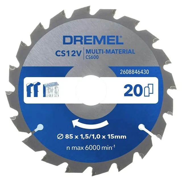 Blueprint Multi-Material-Kreissägeblat CS600, 85 mm - Dremel