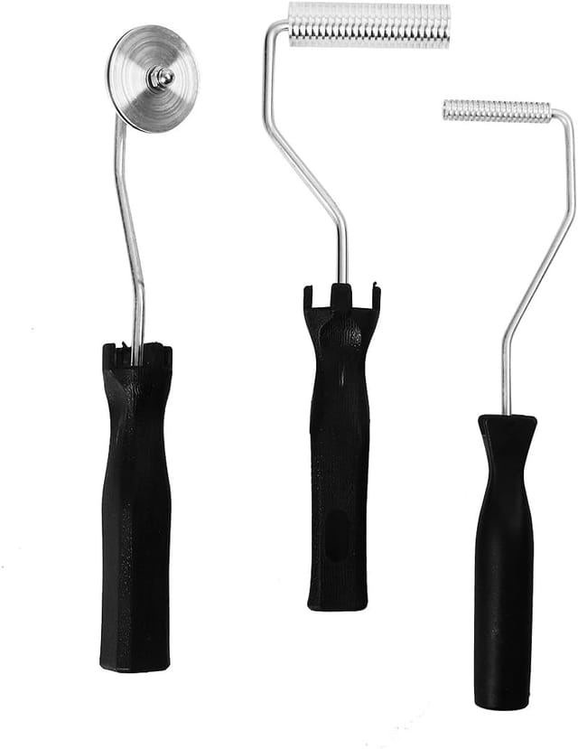 3-teilige Blasenentfernungsrolle, Blasenpaddelwerkzeug, Fiberglas Aus Aluminiumlegierung, Kit Für Formen, Harz, Verbundwerkstoffe