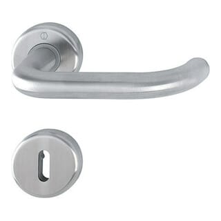 Rosettengarnitur Baden E1388Z/17KV/17KVS für Türstärke 37-42 mm U-Form ob din links / rechts d/d