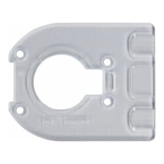 Bosch Professional Bosch PRO Grundplatte, halbrund, 7 x 93 x 118 mm, Zubehör für Oberfräse