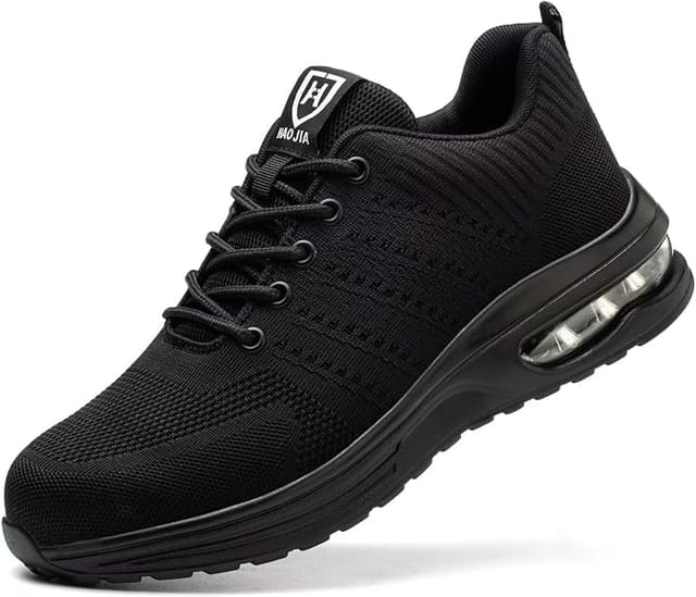 Leichte Herren-sneaker Mit Stahlkappe, Rutschfeste Luftpolsterung, Atmungsaktiv, Geruchshemmend, Durchtrittsicher, Sicherheitsschuhe 44