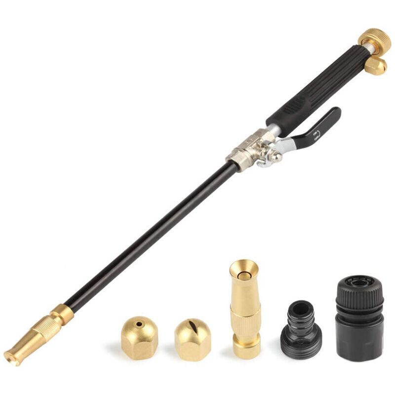 Hochdruck-schlauchdüse Für Gartenschläuche, Hochdruck-reinigungspistole, Tragbare Hochdruck-wasserpistole Hydrojet Zur Reinigung Von Gärten Und Gehwegen