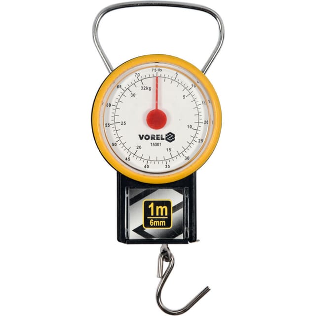 32 kg Federwaage mit Aufrollmessung