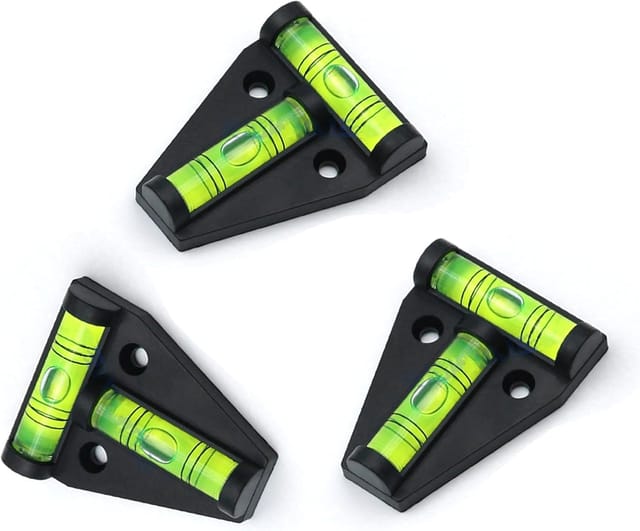 T-Typ-Wasserwaage (3er-Pack), RV-Kleinwerkzeug T-Typ, Zweiwege-Magnetwasserwaage, Kunststoff-Wasserwaage, kleine Wasserwaage, Mini-Wasserwaage,