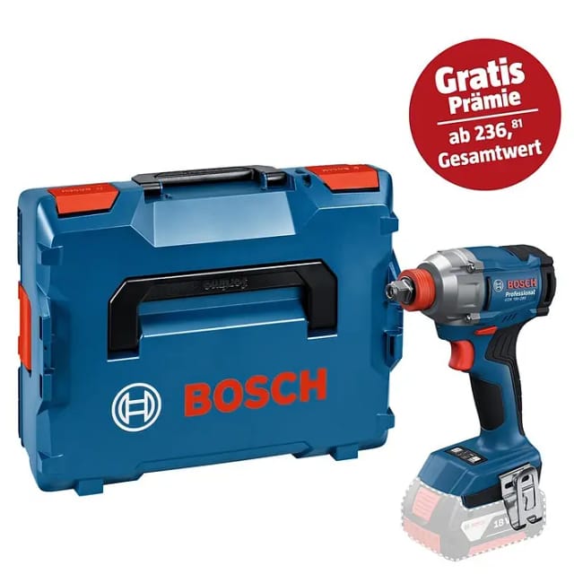 Bosch - Akku-Drehschlagschrauber gdx 18V-285, incl. Gürtelclip, l-boxx