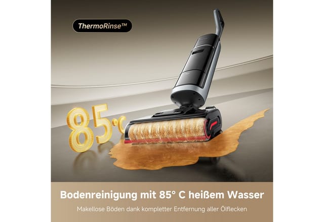 H15 Pro Heat Nass- und Trockensauger, 85° c Wasser, GapFree AI-Roboterarm, RGB-Erkennung, 22.000 Pa Saugleistung, Haarentwirrung, 100° c