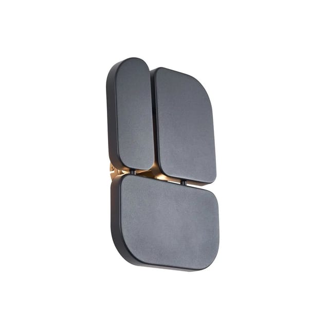 Design Wandleuchte Schwarz 3-flammig - Planes