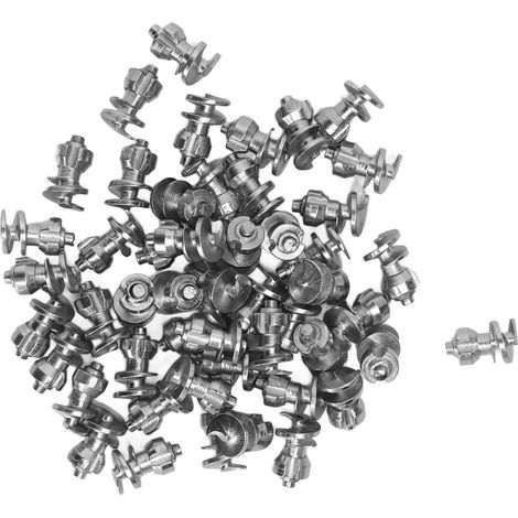 50 Crampons Universels Antidérapants Et Crampons À Neige Pour Roues Et Pneus Automobiles, Adaptés Aux Camions Et Aux Motos Tout-terrain.