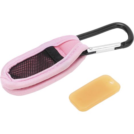 Clip Anti-moustiques Portable Contenant Des Huiles Essentielles Naturelles, Adapté À Une Utilisation Extérieure En Été, Rose.