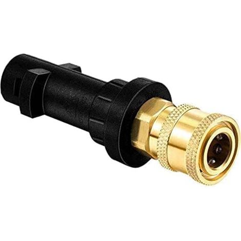 Adaptateur Pour Pistolet De Nettoyeur Haute Pression Avec Raccord Rapide Femelle 1/4" Compatible Avec Les Modèles Karcher/kärcher Série K (k2, K3, K4, K5, K6, K7).