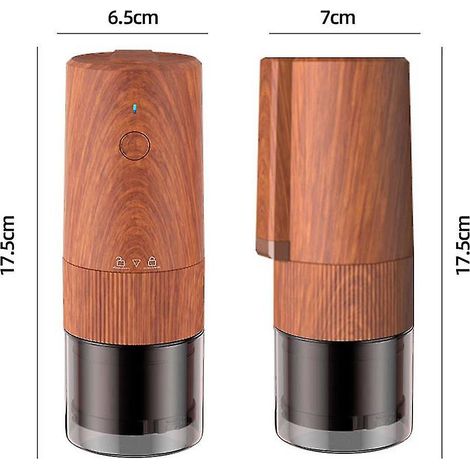 Moulin À Café Électrique, Moulin À Grains Pour Expresso, Récipient À Poudre Rétractable, Automatique, Portable Et Rechargeable.