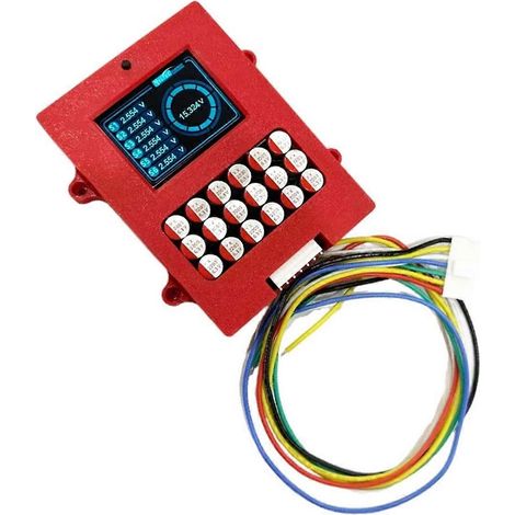 Égaliseur Actif Pour Batterie Lithium-titanate 6s Avec Affichage De Tension Tft, Testeur De Tension Pour Batterie Lto 6s 5a