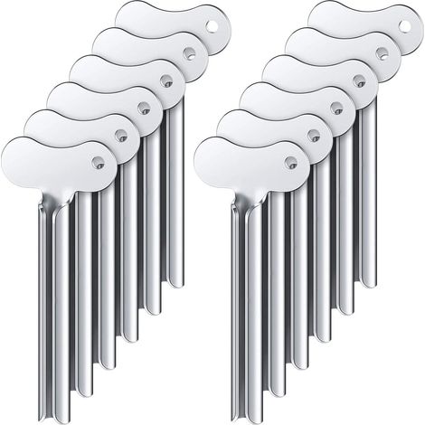 Lot De 12 Clips De Tuyau En Acier Réutilisables - Organisateur Gain De Place [jsr]