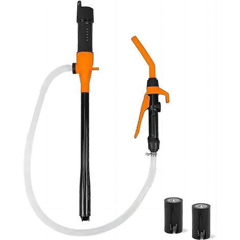 Pompe De Transfert Portable, Pompe À Siphon Électrique Alimentée Par Batterie, Pour Le Transfert De Carburant Essence, Débit 13,2 Litres/minute, Extracteur D'Huile.