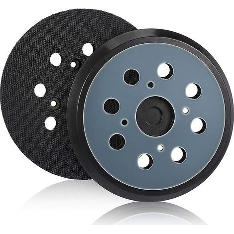 Disque De Rechange De 125 Mm Pour Ponceuse Orbitale Aléatoire, Plateau De Ponçage Velcro À 8 Trous (bleu) [db]